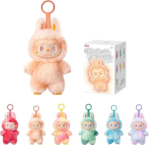 POP MART The Monsters Big into Energy Series-Vinyl Plush Pendant Blind Box, Blind Box Figures, Random Design Action Figures Collectible Toys Home Decorations, Single Box